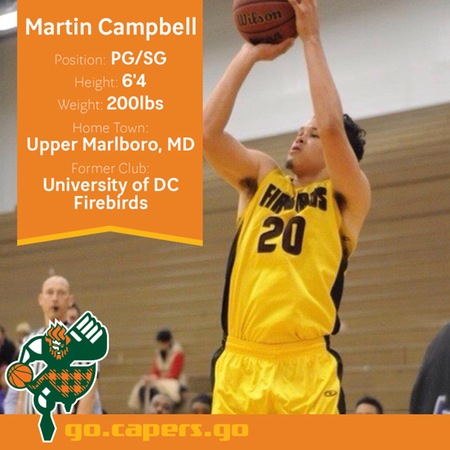 CAPERS Add Guard Martin Campbell
