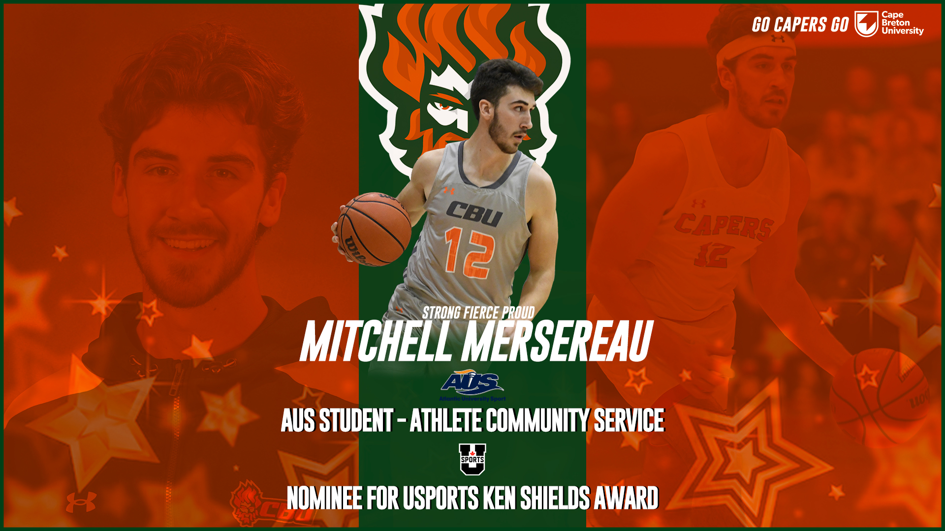 Mitchell Mersereau receives AUS Student-Athlete Community Service Award Thumbnail