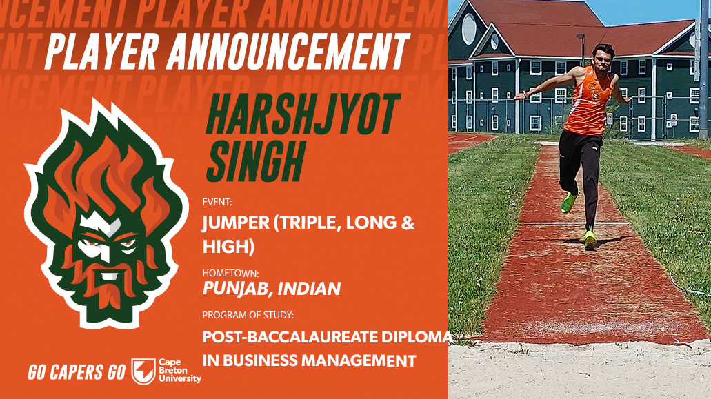 Harshjyot Singh joins CBU track and field program